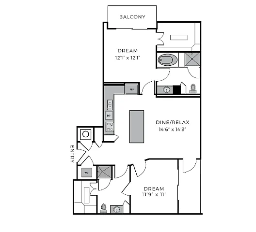 Floor plan B2