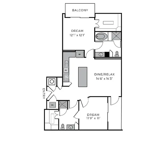 Floor plan B2