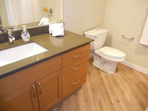 Two spacious bathrooms