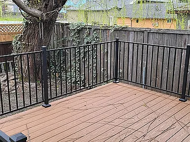 Back yard deck