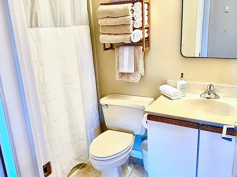 Bathroom with tub