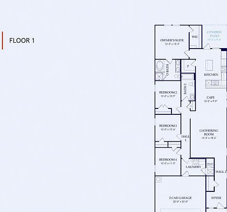 Afton Floor Plan, Quick Move-In Home, Floor 1