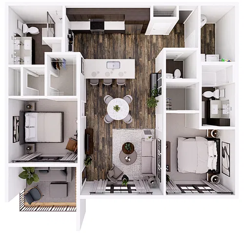Floor plan Foundry-2A