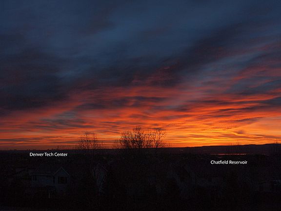 Sunrise View from Deck
