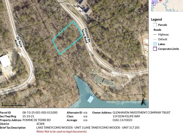 Lot 205 Lake Taneycomo Woods, Branson, MO 65616