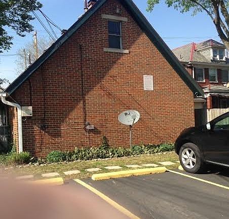 Rear of building w/parking