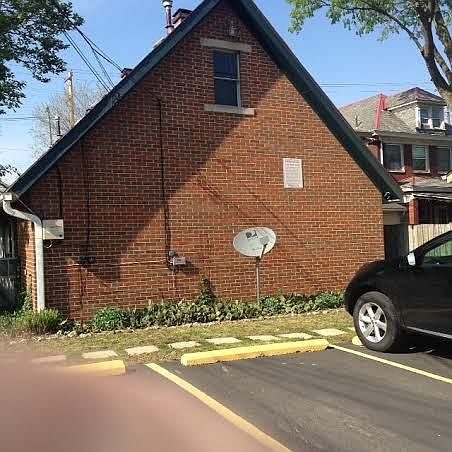 Rear of building w/parking