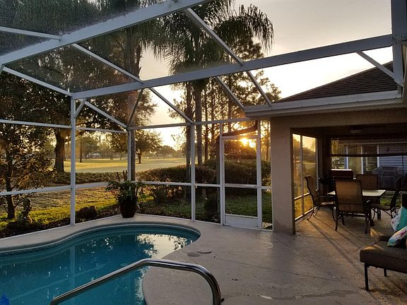 Sunrise on the patio