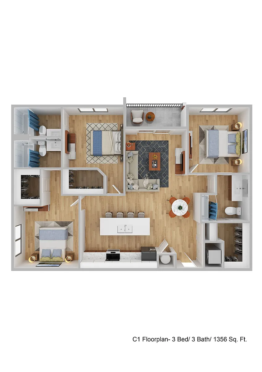 Floor plan C1