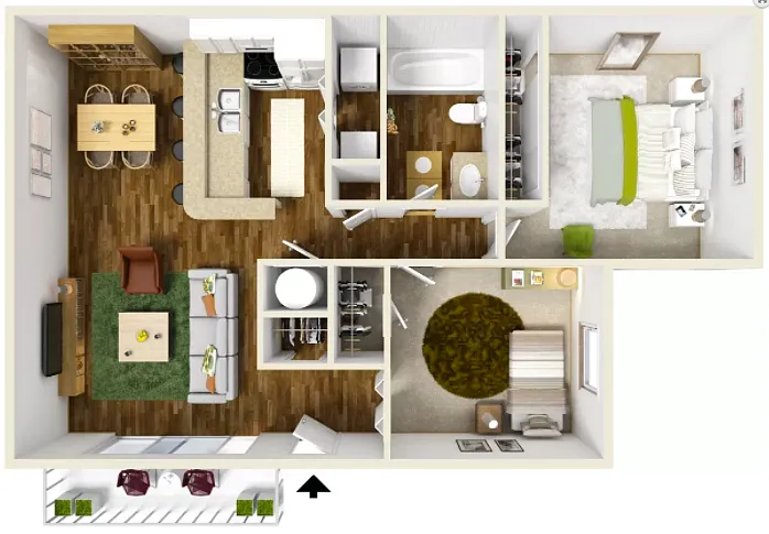 Floor plan B2