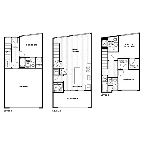 Floor plan TH-3B