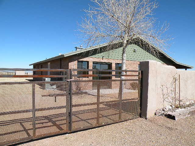 Metal front entry gate