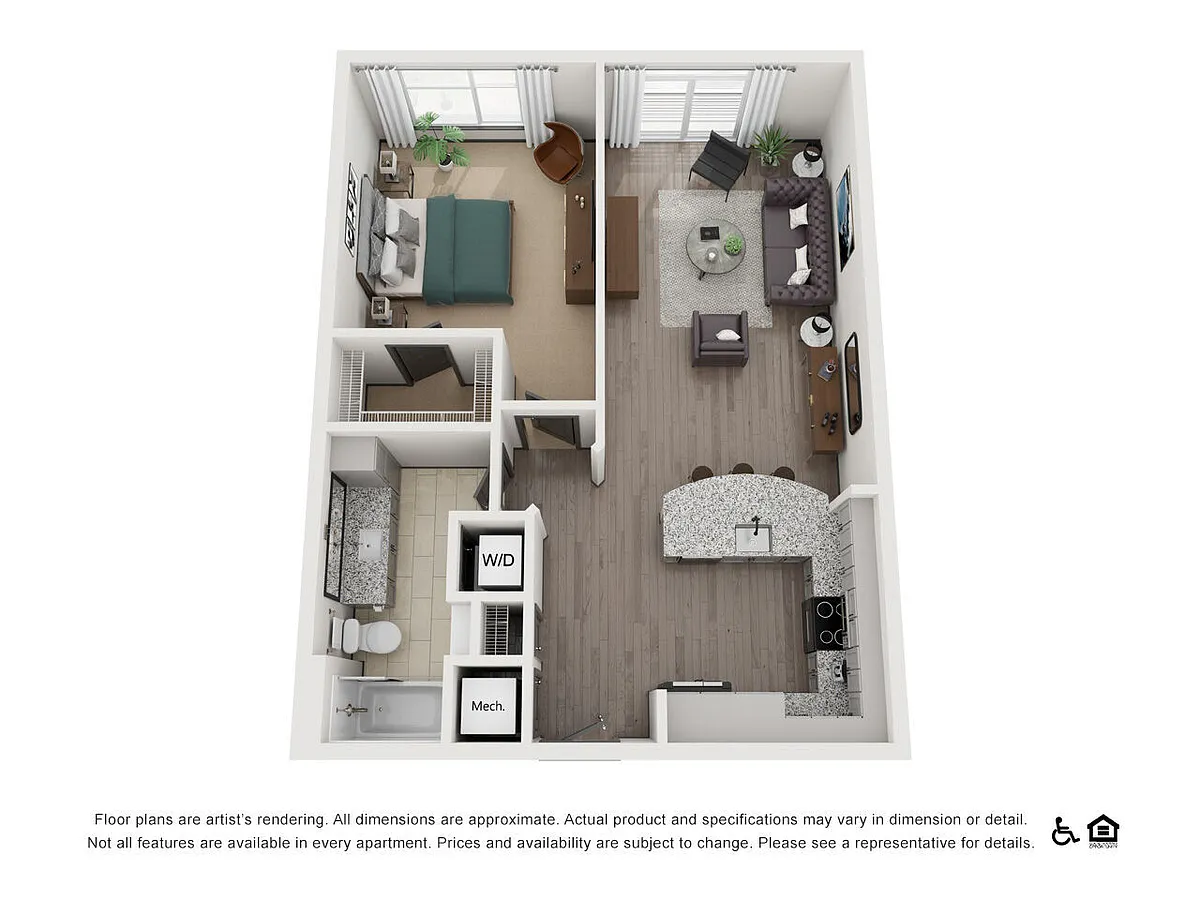 Floor plan 1FR