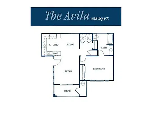 Floor plan The Avila