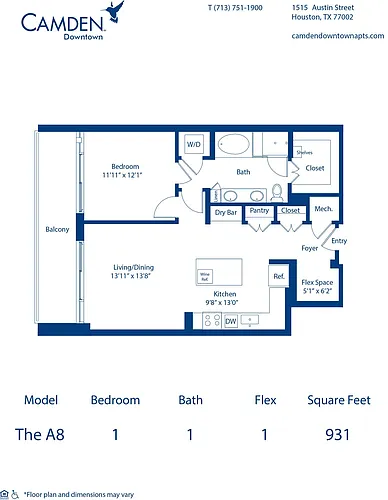 Floor plan The A8