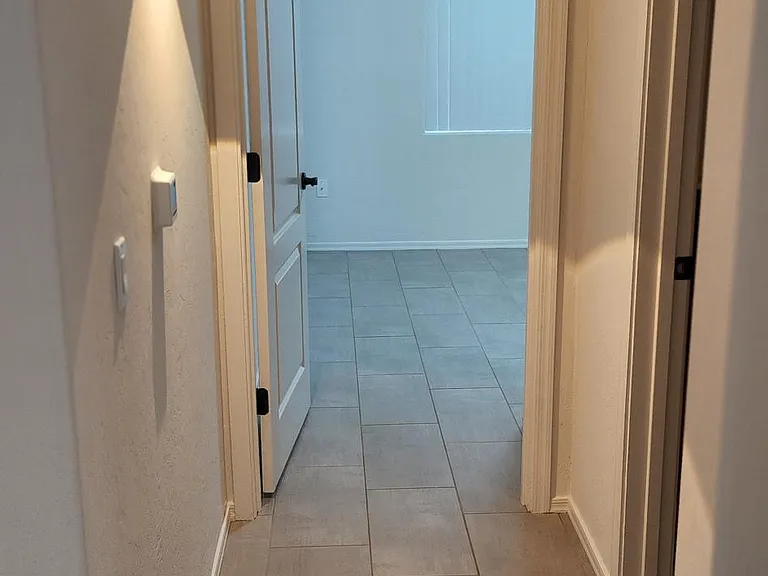 hallway to second bedroom/bathroom