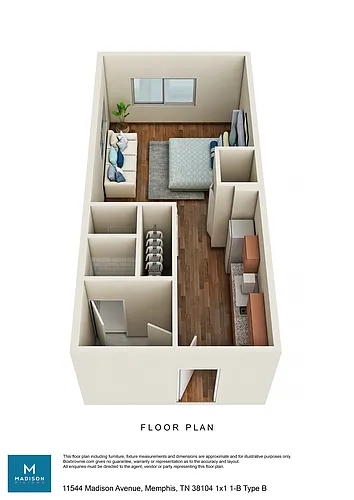 Floor plan 1X1