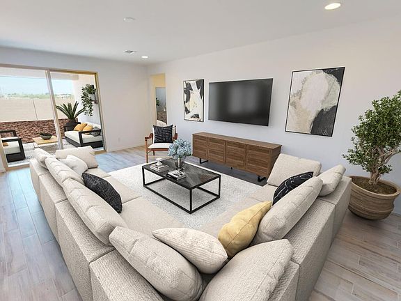 Great Room in Lantana at Highland Ridge