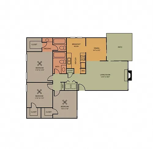 Floor plan Gatlinburg