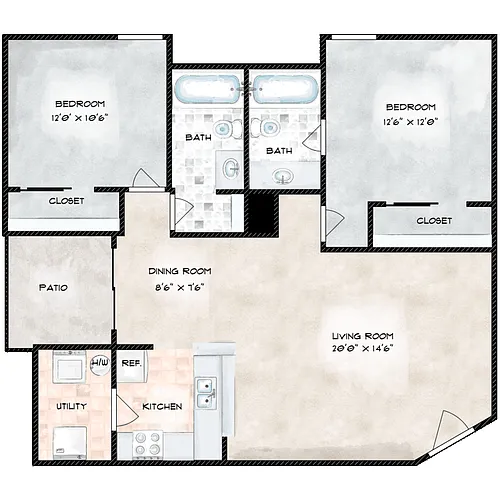 Floor plan B2