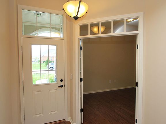 The Brandywine Foyer with hardwood floors