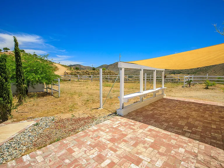 Car port and back yard