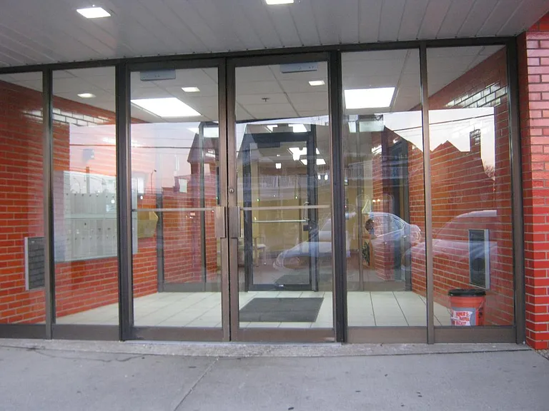 Inside entrance door