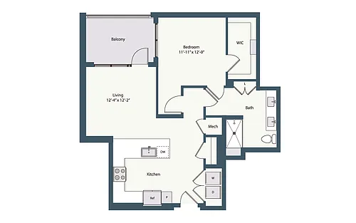 Floor plan 1A