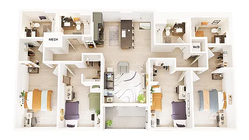 Floor plan D4