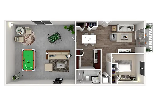 Floor plan The Pine + Rec Room