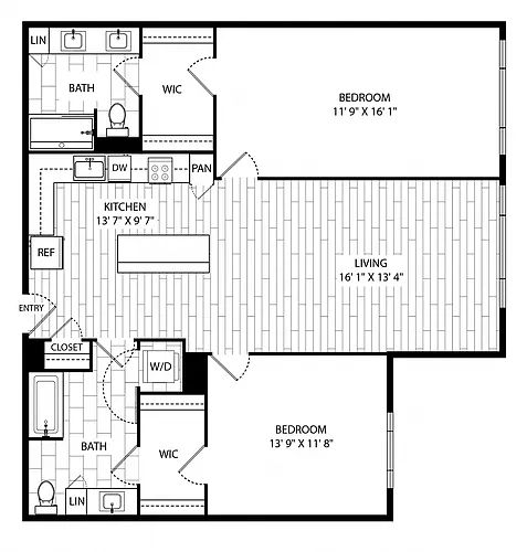 Floor plan Walnut