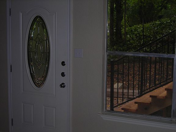 Front door from inside