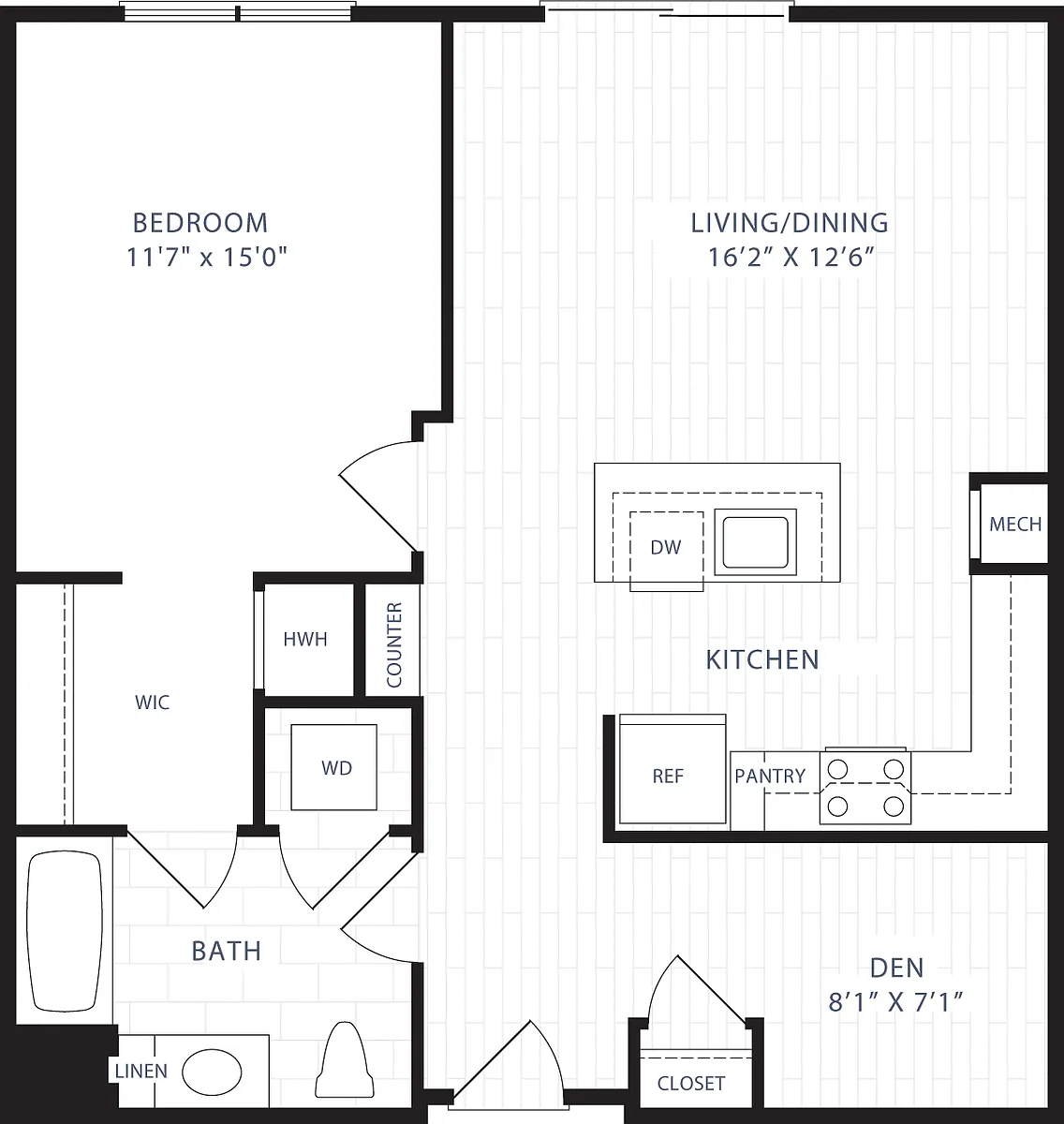 Floor plan A1EDHS
