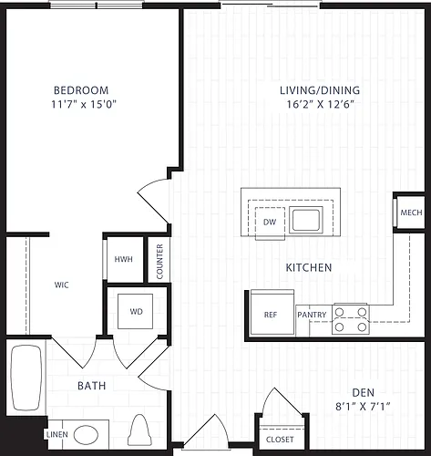 Floor plan A1EDHS