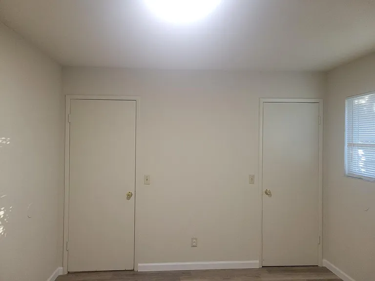 Bedroom door, walk in closet door