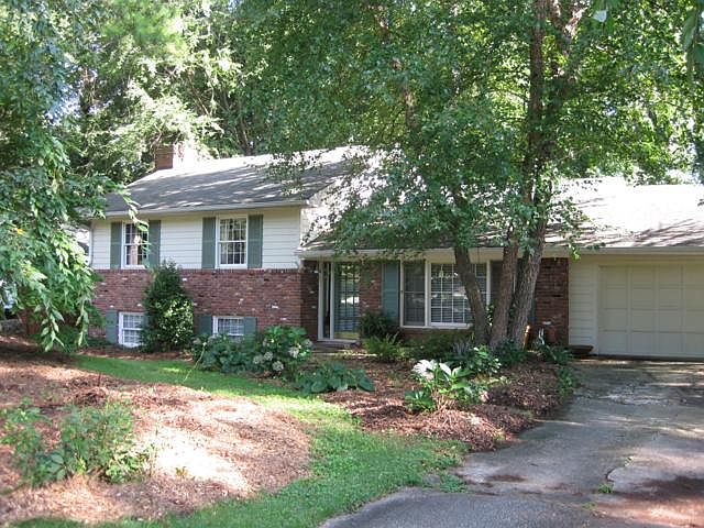 Charming brick split-level in quiet neighborhood.