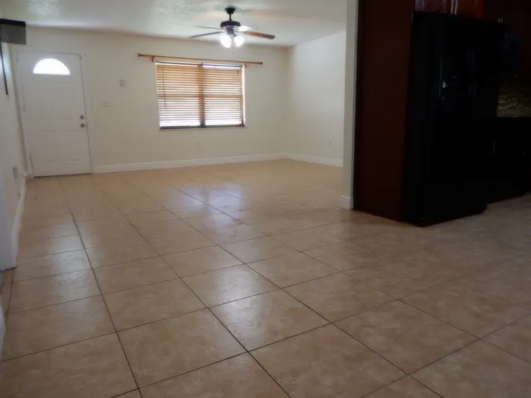 Living and dining open area.
