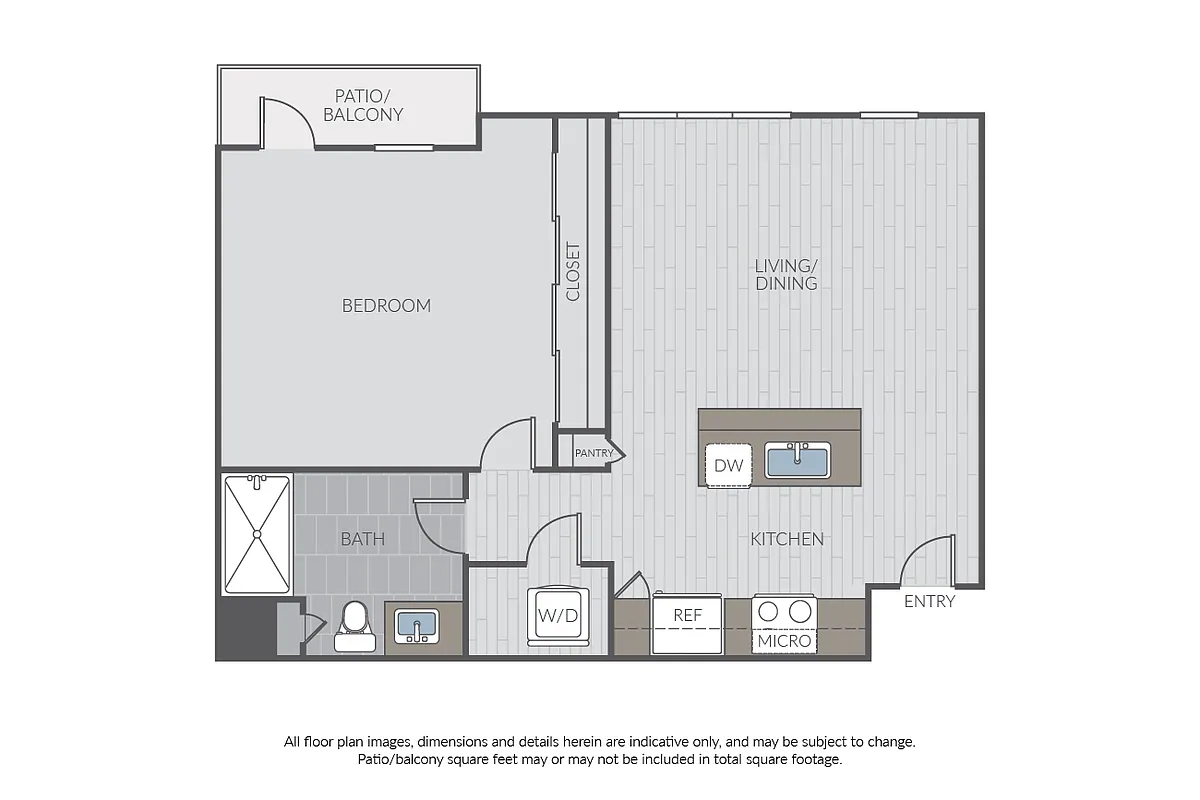 Floor plan Plan 1B