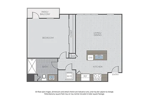 Floor plan Plan 1B