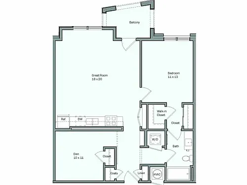 Floor plan Lily - Den