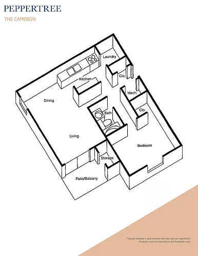 Floor plan The Cameron
