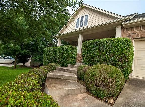 Zoned automatic sprinkler system covers the entire yard.