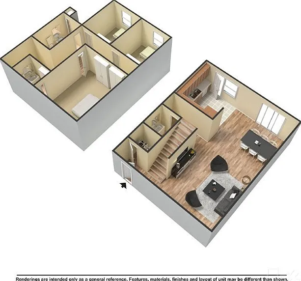 3 Bedroom 1 1/2 Bath Townhomes — Photo 2
