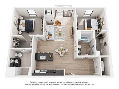 Floor plan Selkirk ADA