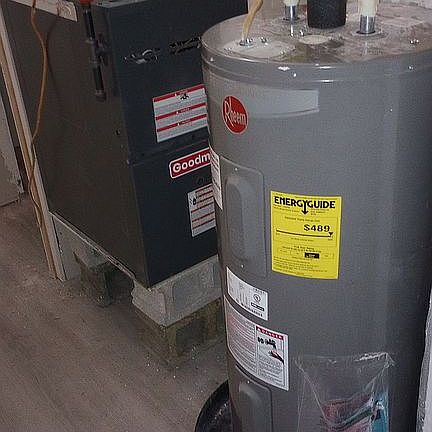 Gas Furnace Electric Water 