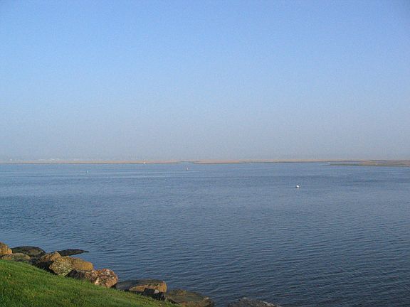view from patio, looking up Housatonic River