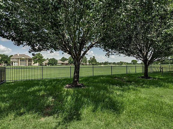 Back yard over looks the golf course
