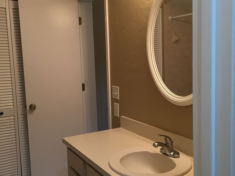 One of the two bathrooms
