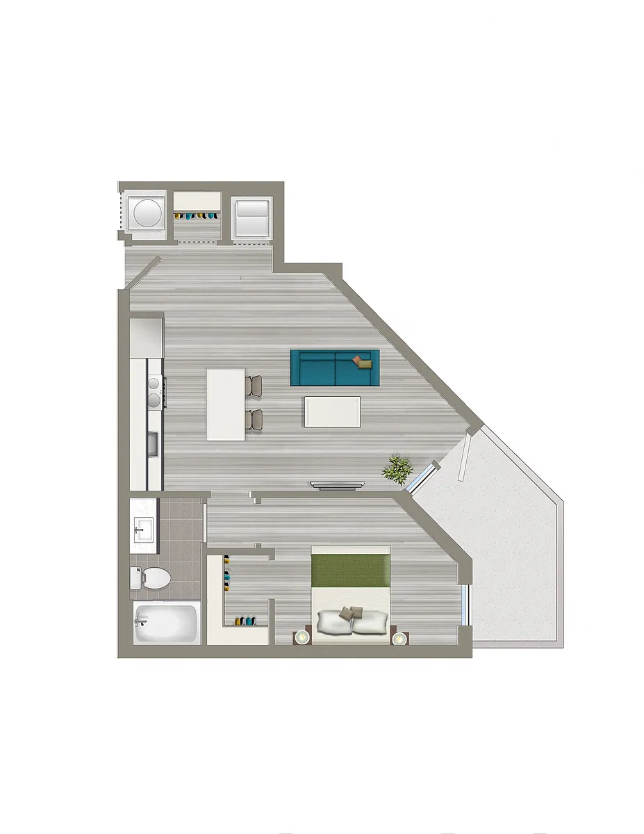 Floor plan 1-A