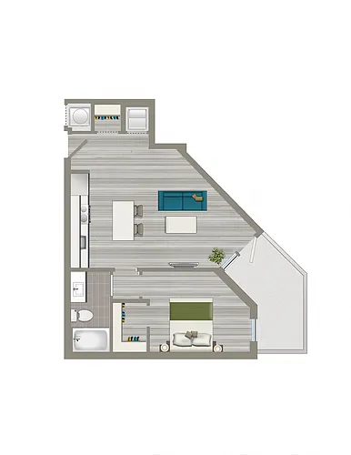 Floor plan 1-A